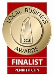 Local Business Awards Finalist 2018